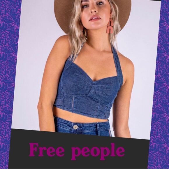 ❤️Free people tightly bound crop top - Picture 9 of 9